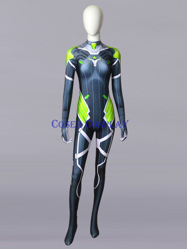 2019 Overwatch D Va Outlaws Cosplay Costume Halloween 0806